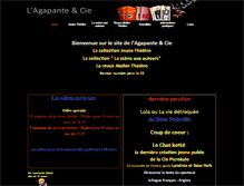 Tablet Screenshot of editions-agapante.com